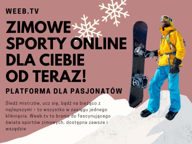 Zimowe sporty online dla ciebie od teraz!