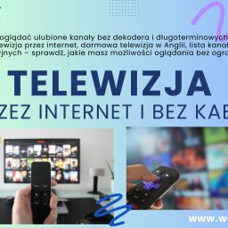 Telewizja przez internet i bez kabli!
