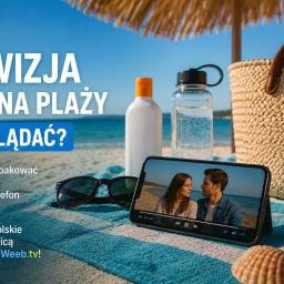 Telewizja online na plaży