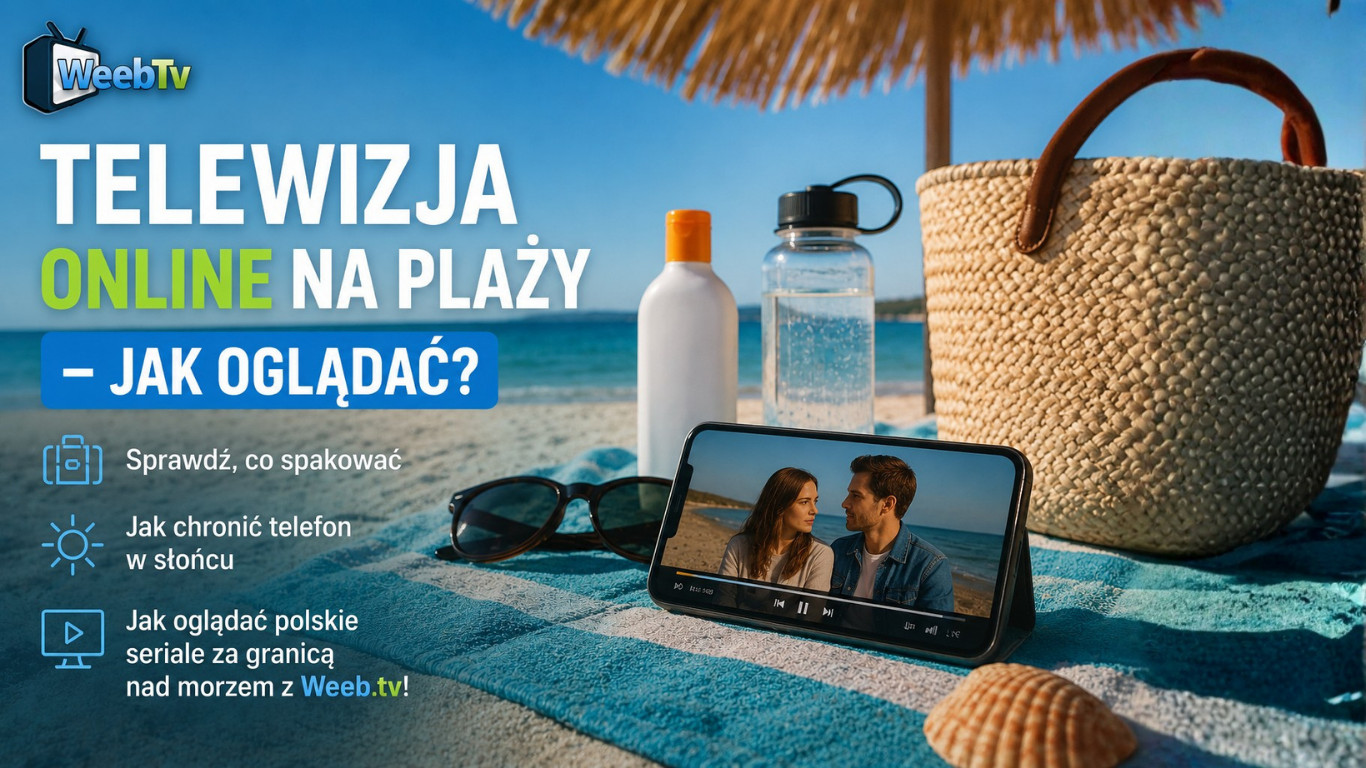 Telewizja online na plaży