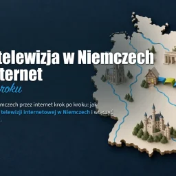 Papierowa makieta mapy Niemiec ze ścieżką kolorowych stopni prowadzącą do domu